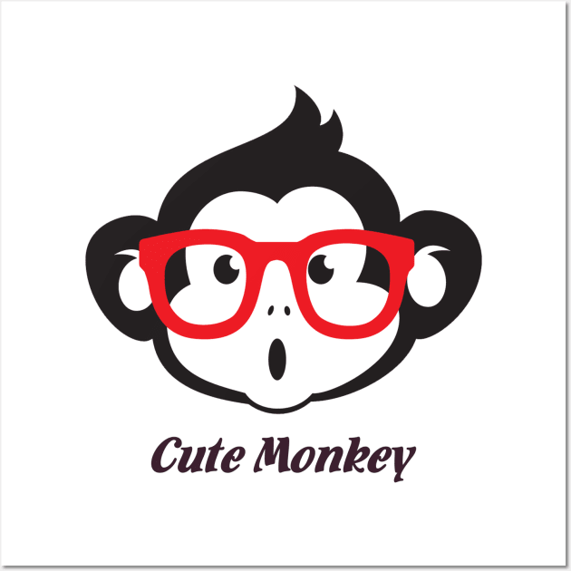 cute monkey Wall Art by This is store